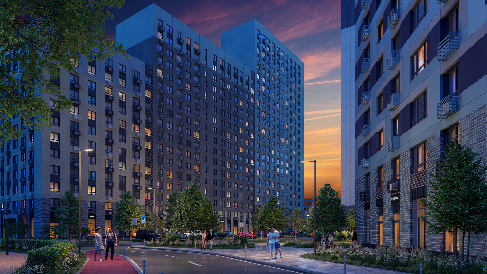 Квартал - Продуманная архитектура-Слайдер